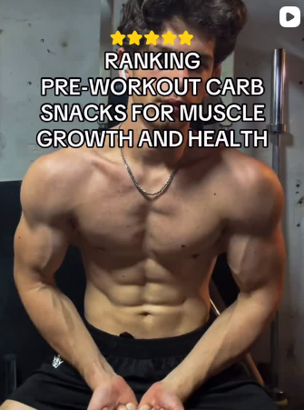 Ranking pre-workout carb snacks for muscle growth and health